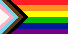 LGBTQ+ pride flag.